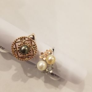 Vantel Pearls 2 ring bundle size 10